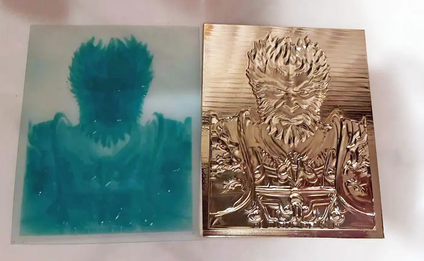 浮雕燙金板